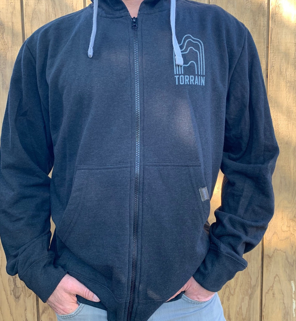 Topo Unisex Zip Hood