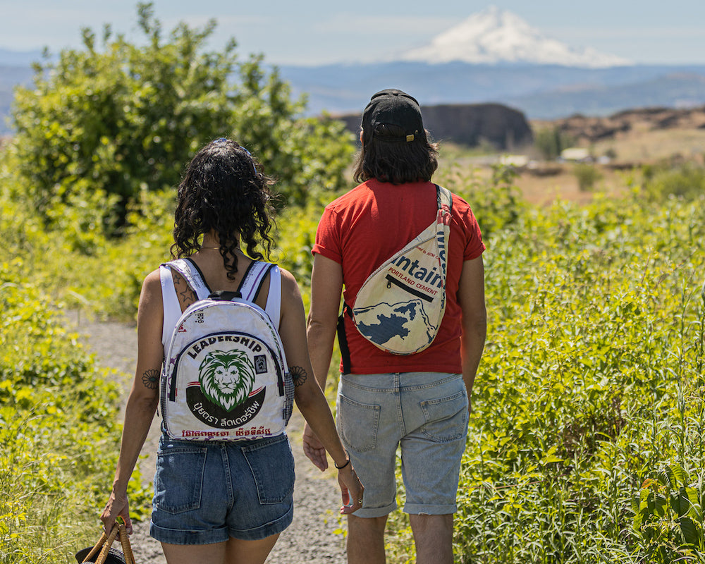 Backpack made from Recycled Plastic Bottles