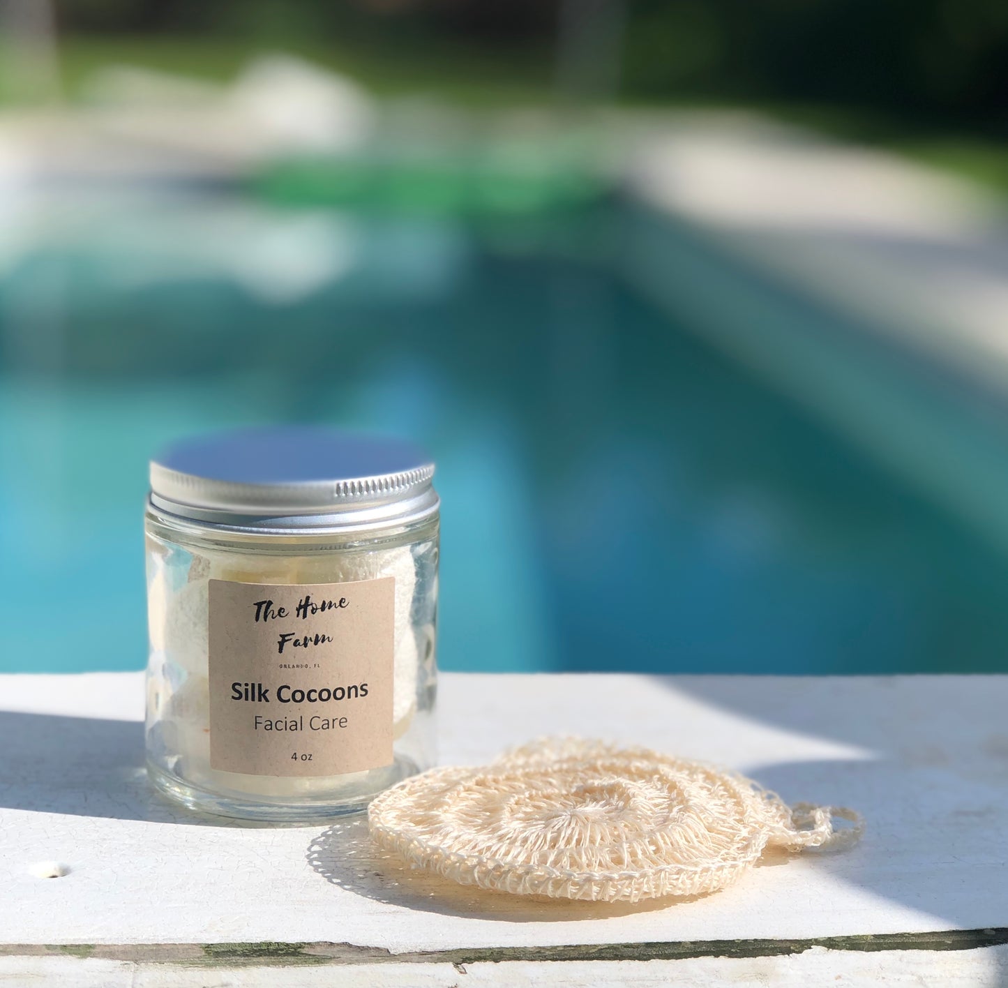 Eco-Friendly Silk Face Scrub