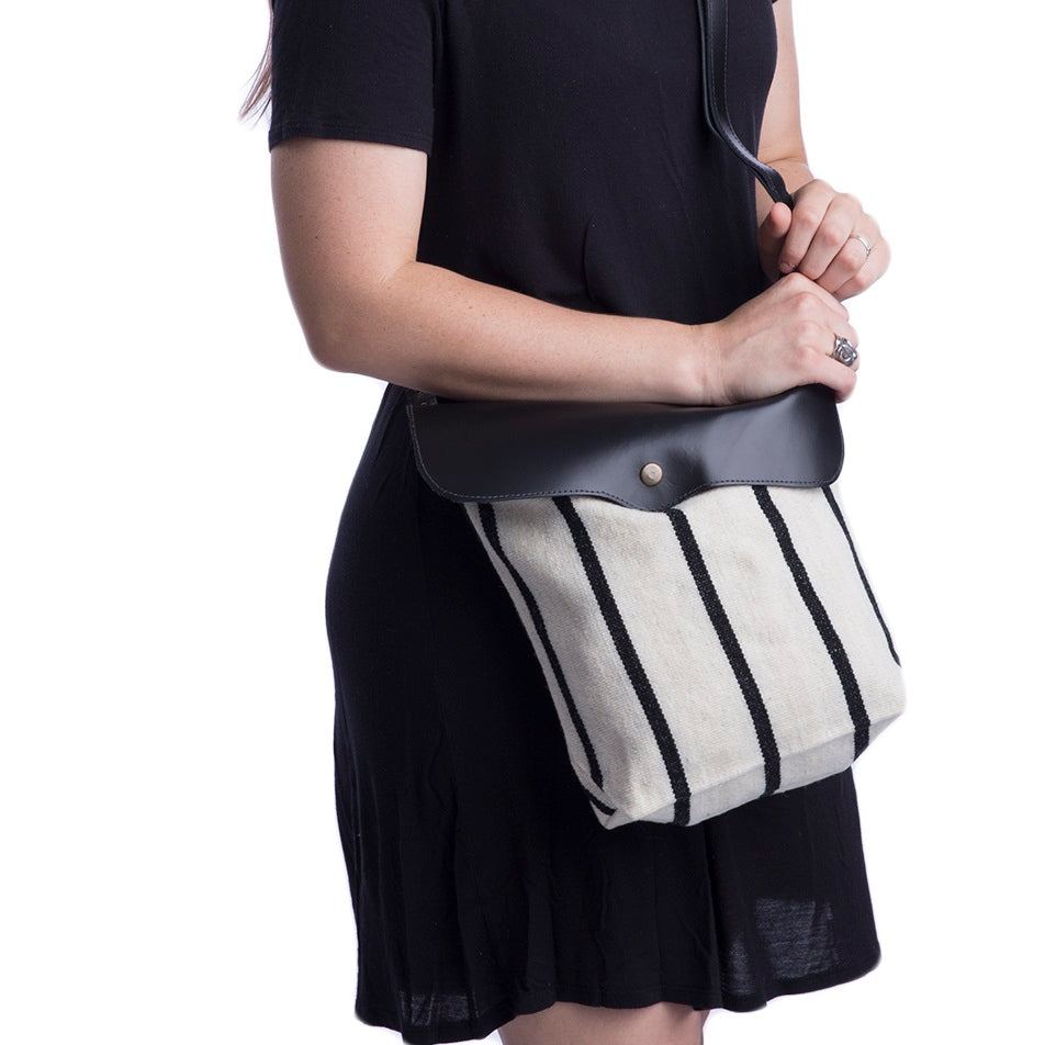 Sheep wool Crossbody Tote