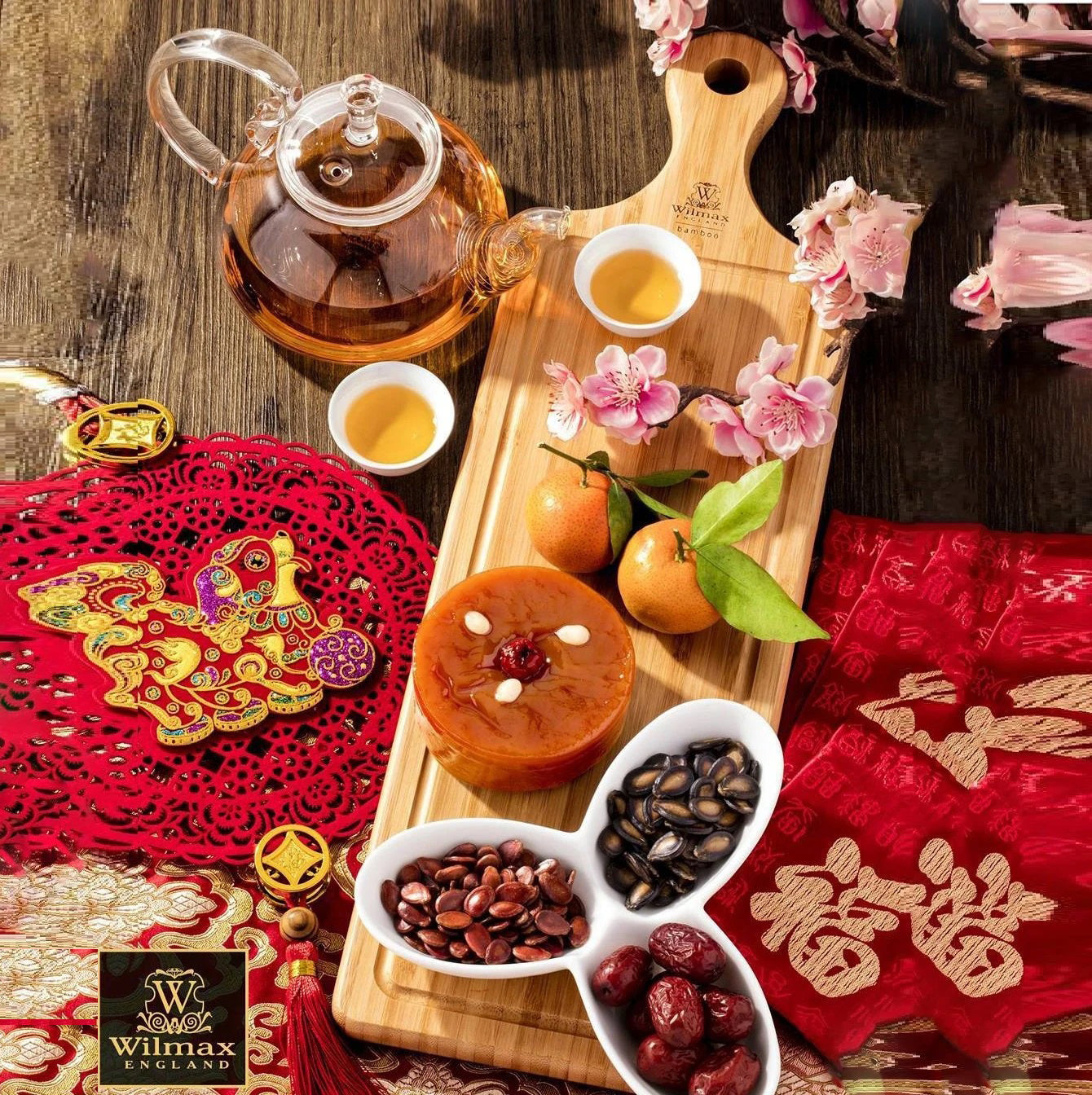 Bamboo Tray | For Appetizers / Barbecue / Burger Sliders
