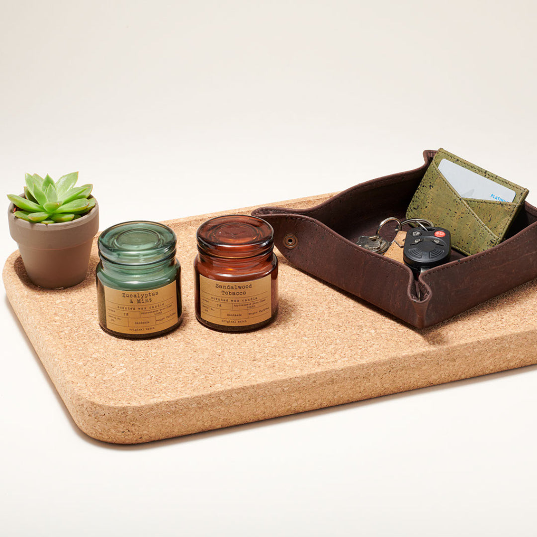 Eco-Friendly Home Cork Tray