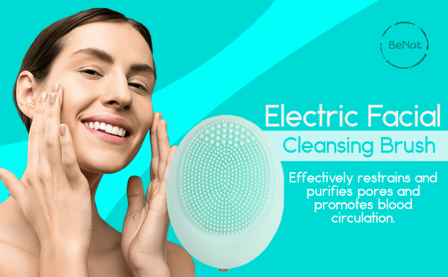 Eco-Friendly Electric Facial Cleansing Brush