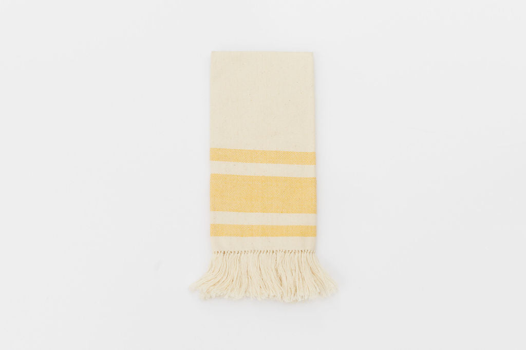 Eco-Friendly Handwoven Dining Napkins | Yellow