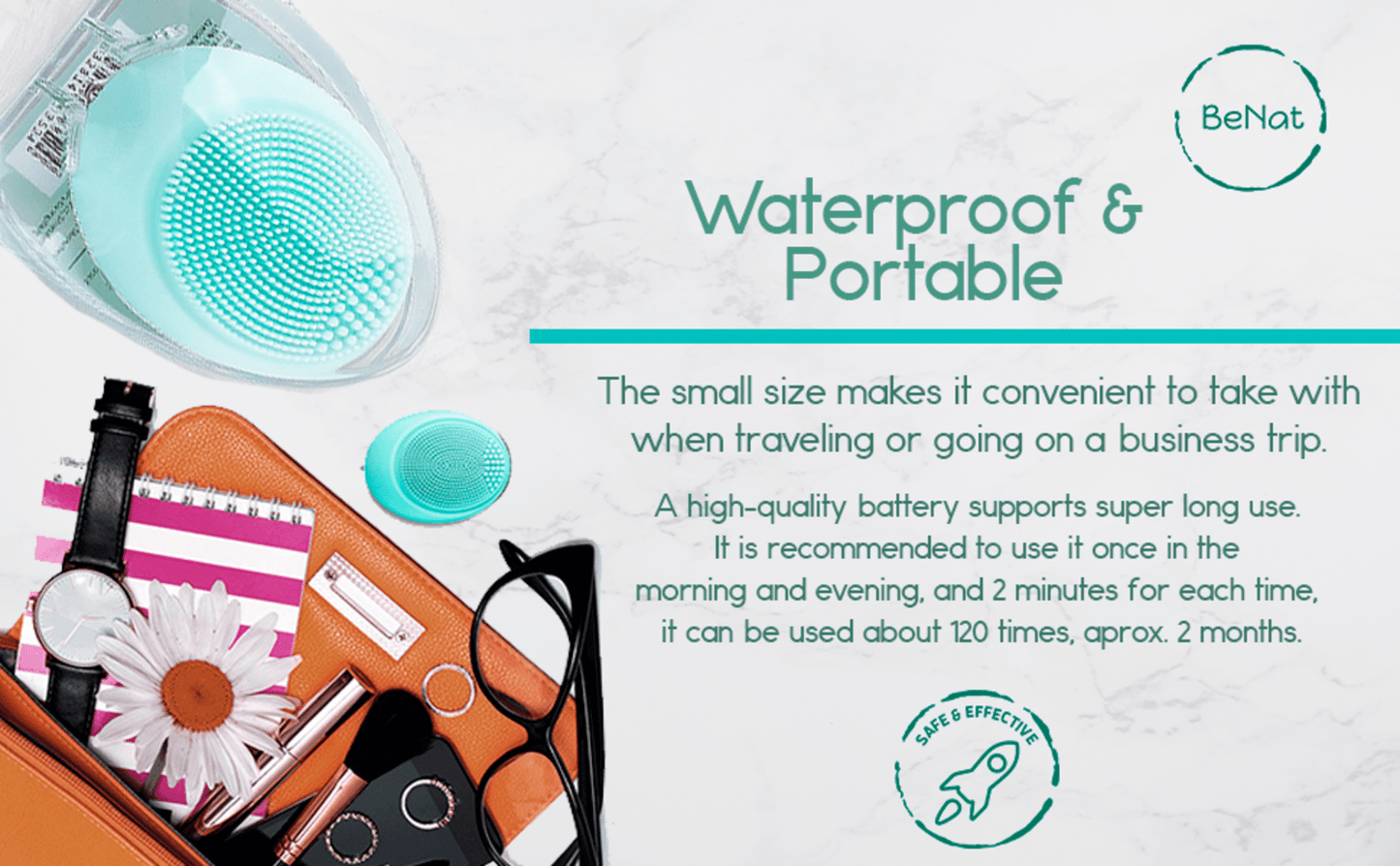 Eco-Friendly Electric Facial Cleansing Brush