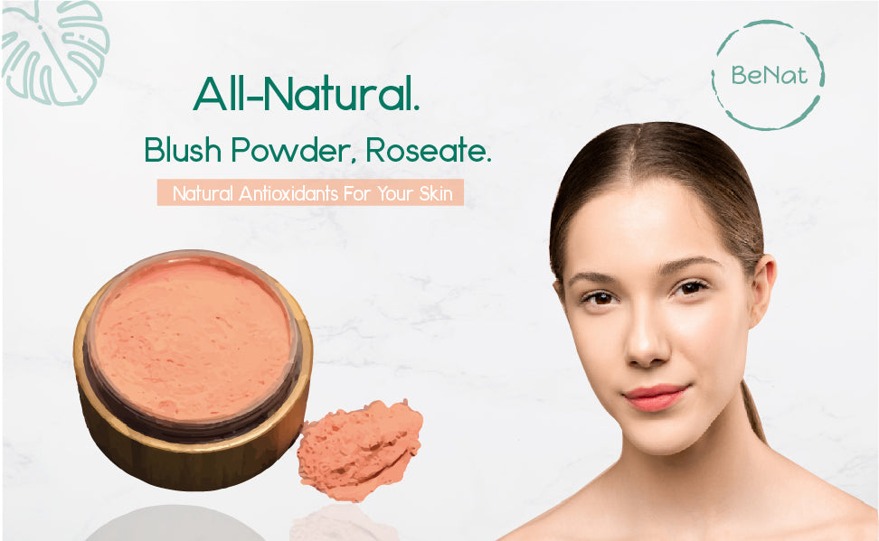 Blush Loose Powder Set with Natural Antioxidants