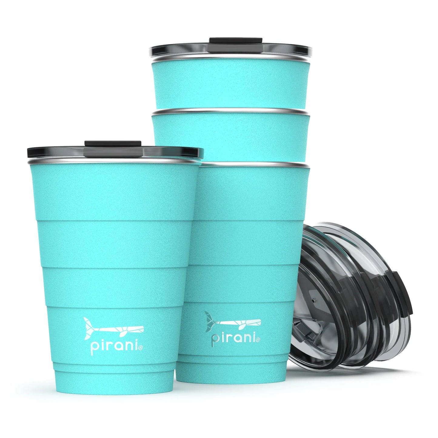 Insulated Stackable Tumblers  The Big Family Set -(8 Pack)