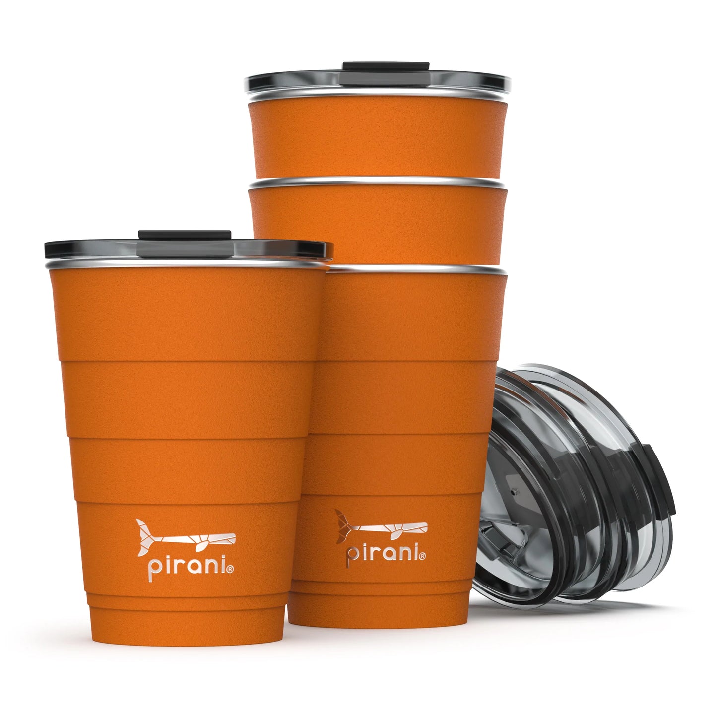 Insulated Stackable Tumblers  The Big Family Set -(8 Pack)