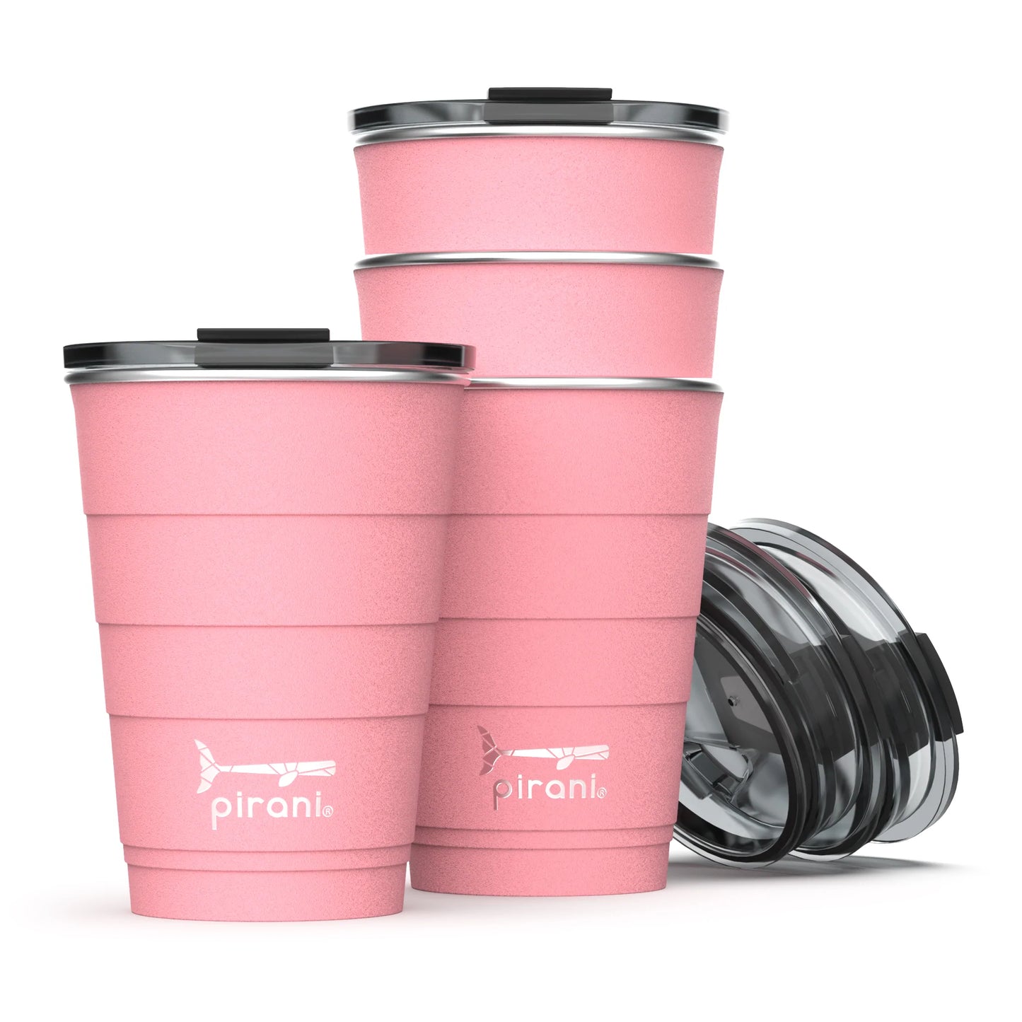 Insulated Stackable Tumblers  The Big Family Set -(8 Pack)