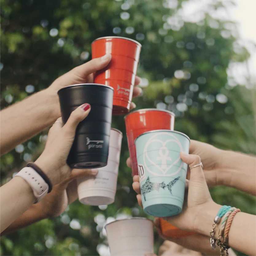 Insulated Stackable Tumblers  The Big Family Set -(8 Pack)