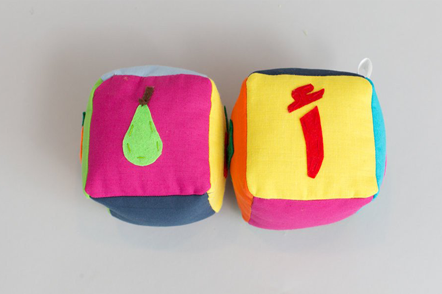 Eco-Friendly Toys  | Arabic Fruit Block Set